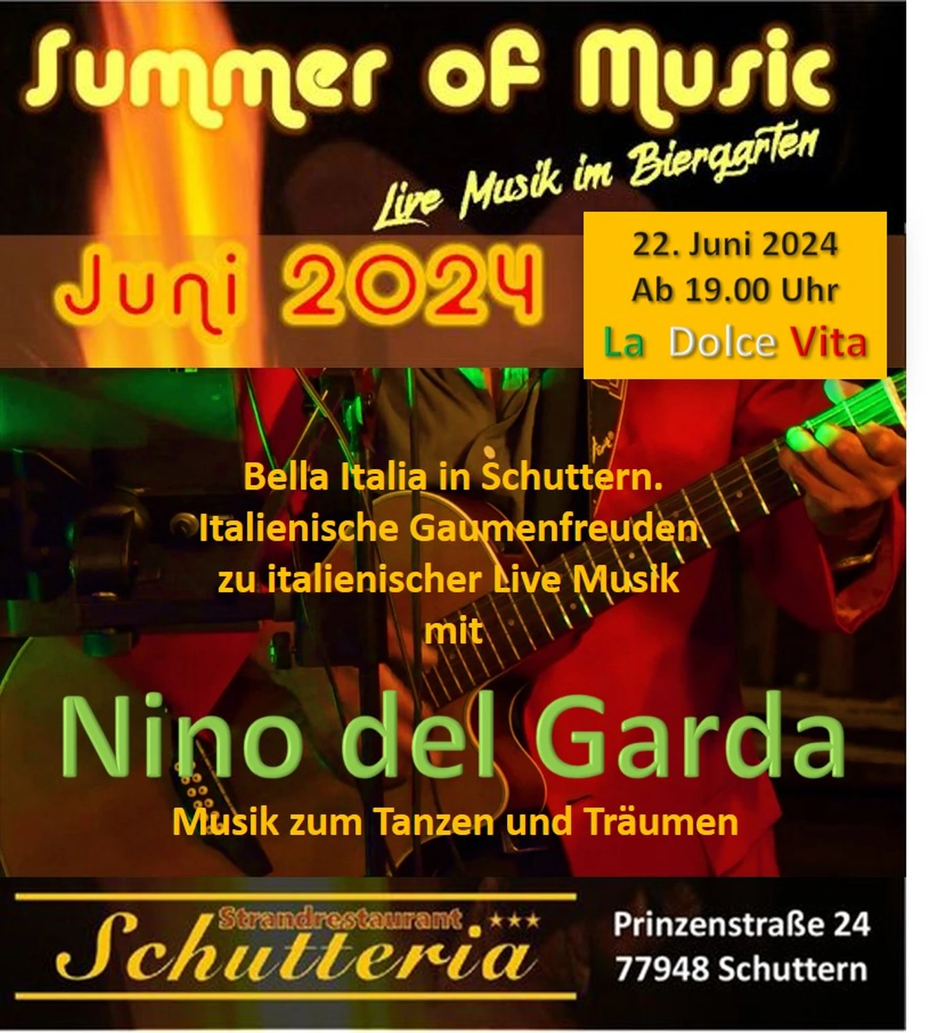 Italienischer Abend Kalles Golfstüble von Nino del Garda