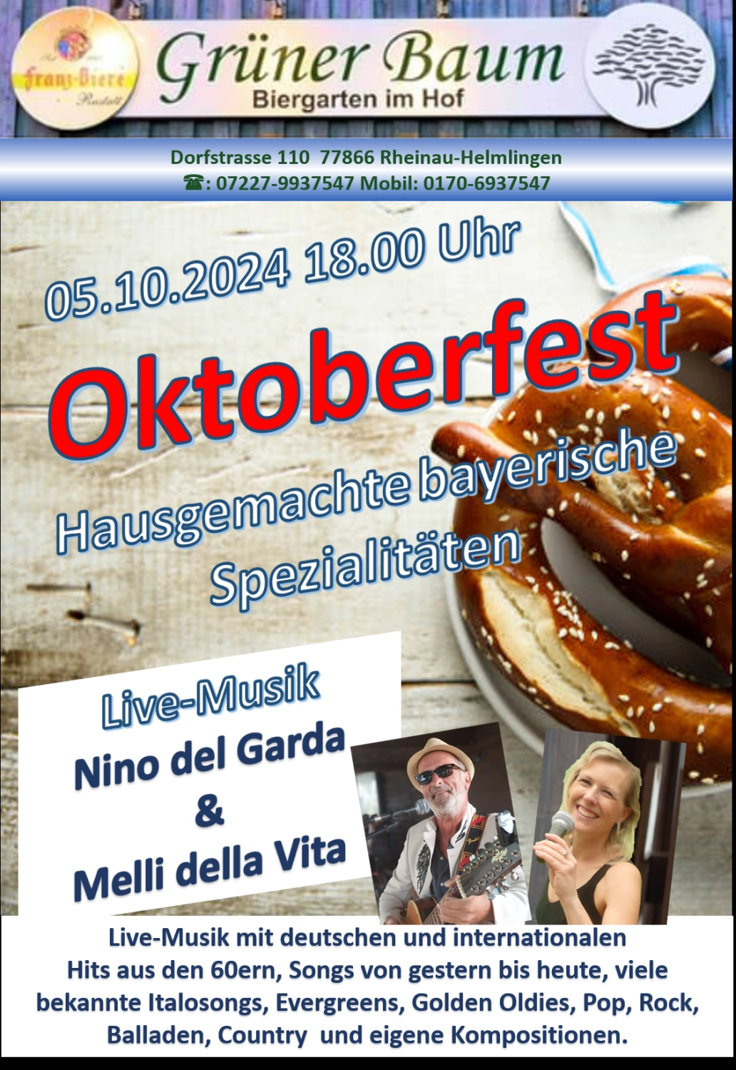 Italienischer Abend Kalles Golfstüble von Nino del Garda