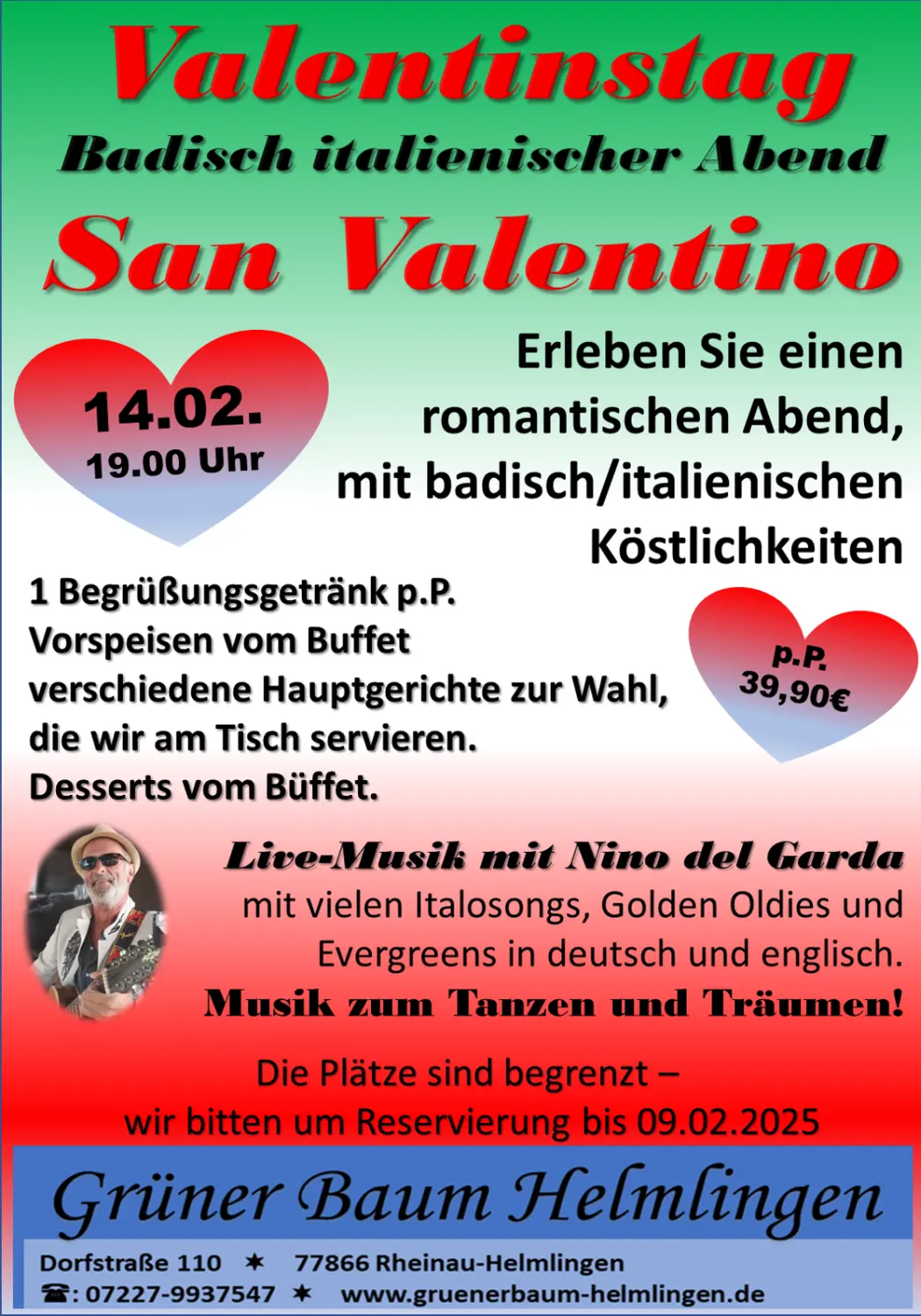 Italienischer Abend Kalles Golfstüble von Nino del Garda