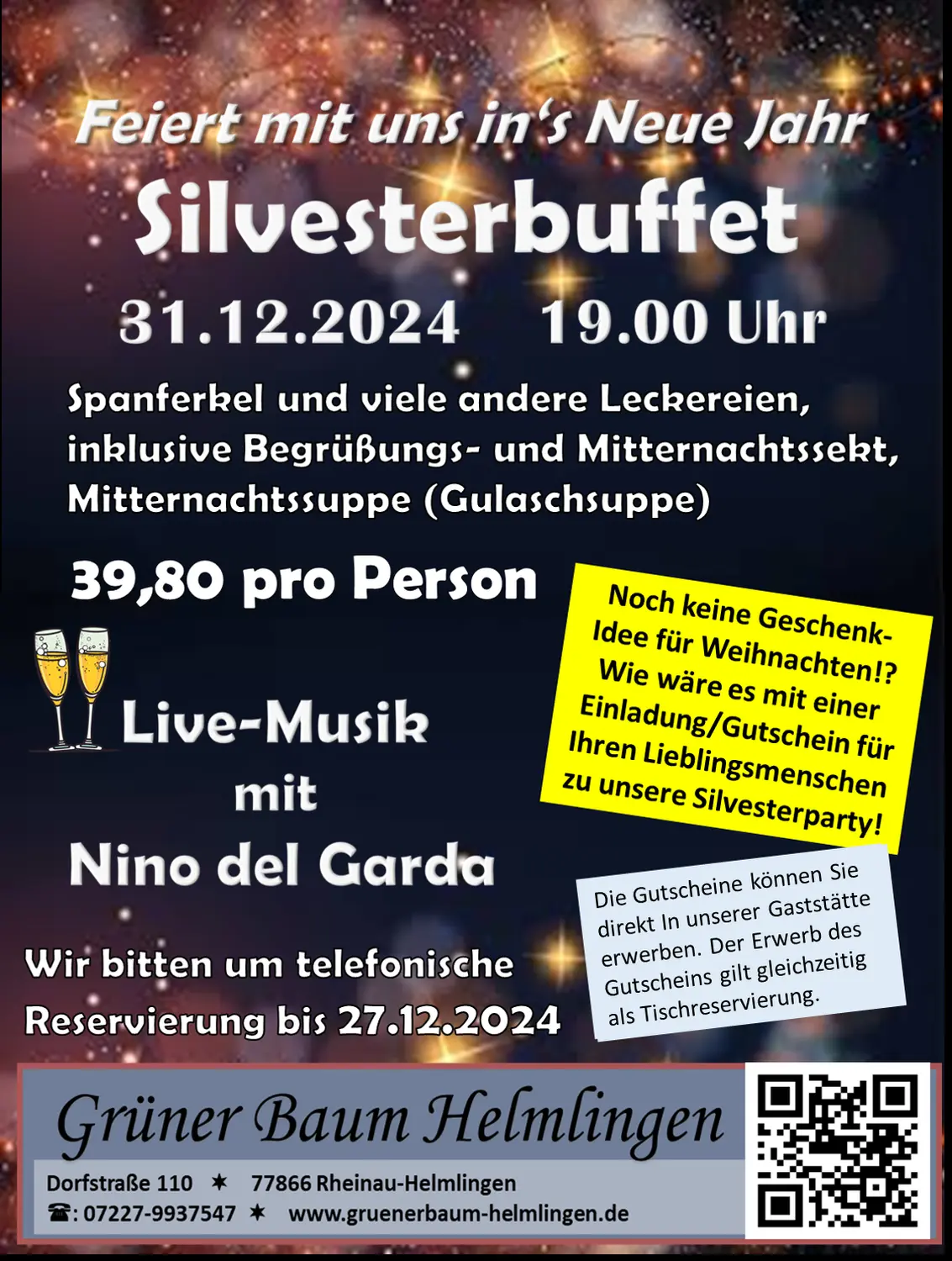 Italienischer Abend Kalles Golfstüble von Nino del Garda