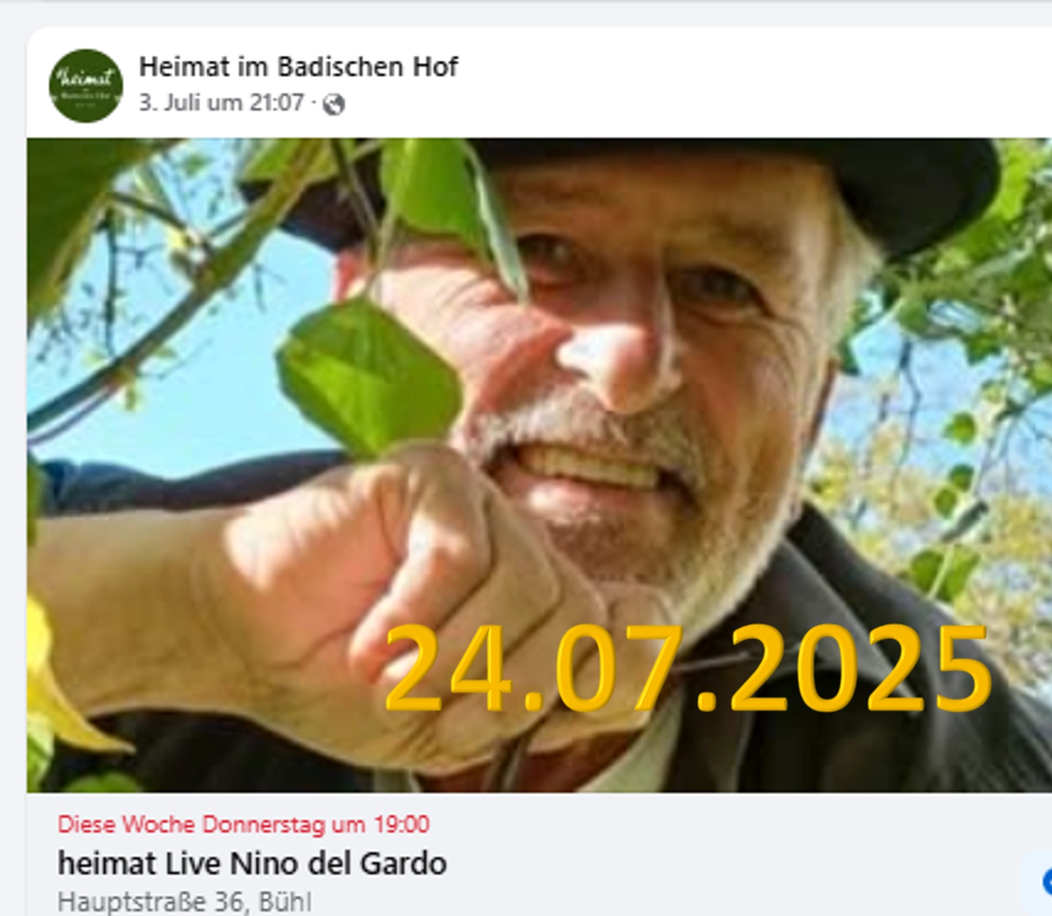 Italienischer Abend Kalles Golfstüble von Nino del Garda